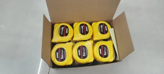 Commerce de gros 3m ruban à mesurer en plastique en acier étanche avec des autocollants personnalisés