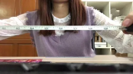 Ruban à mesurer en cuir véritable carré personnalisé de haute qualité