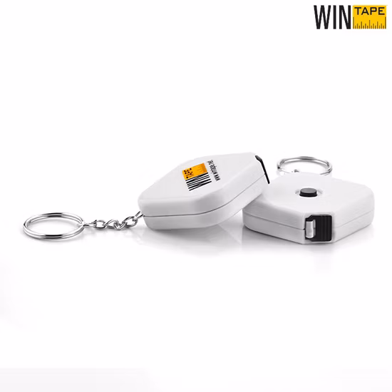 Mini ruban à mesurer carré promotionnel mignon rétractable de poche