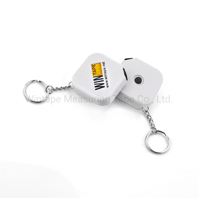 Pocket Soft Retractable Cute Mini Promotional Square Measuring Tape