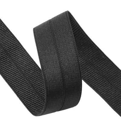 Bande élastique en nylon de bande de bord pliante de 2 cm pour sous-vêtements